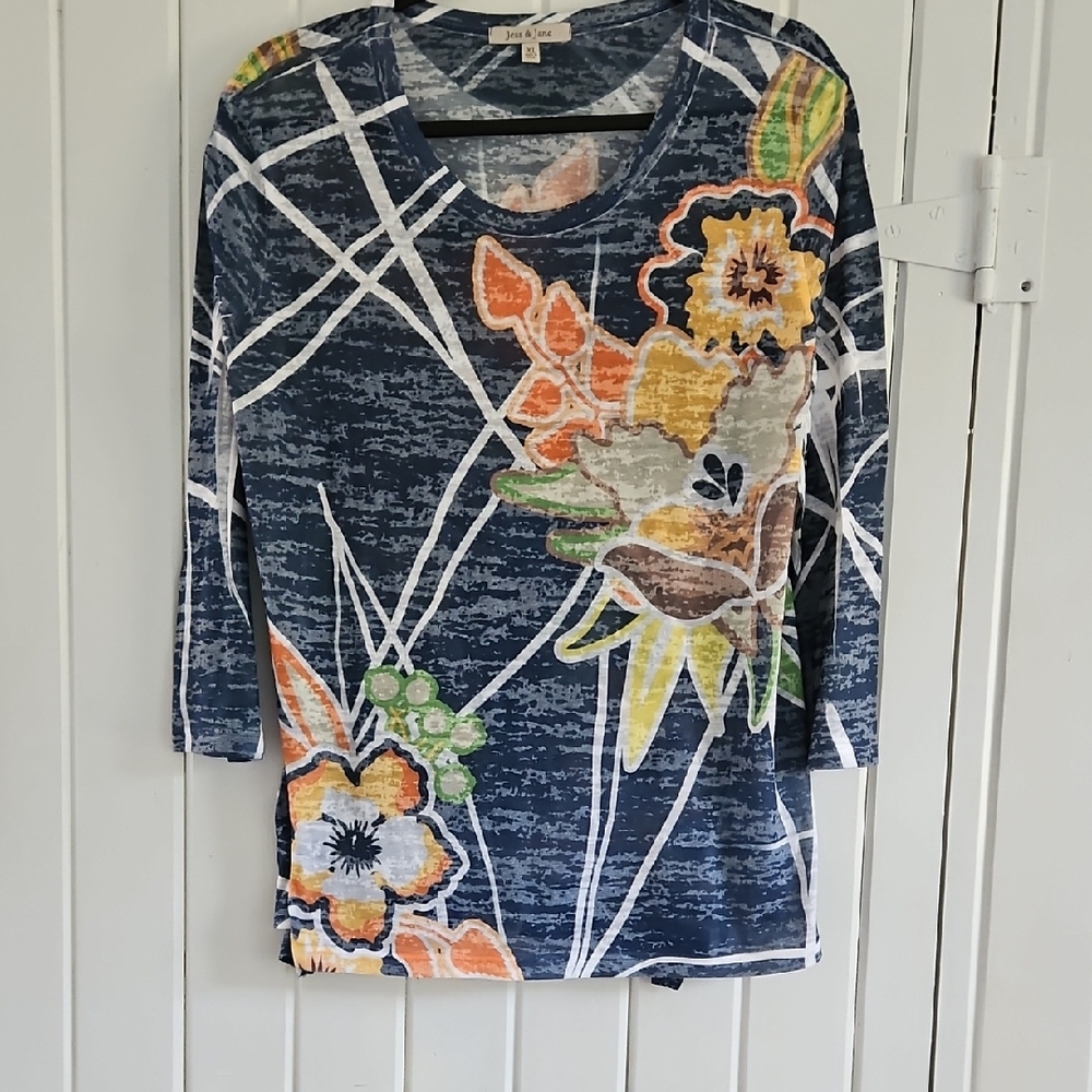 Floral Print Women's Top